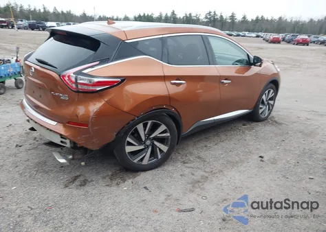 2015 Nissan Murano Platinum from USA, damaged, VIN 5N1AZ2MH4FN226099